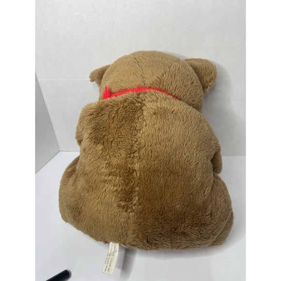1979 Daekor Brown POT BELLY BEAR 16" Plush Vintage Big Stuffed Animal - Picture 3 of 6